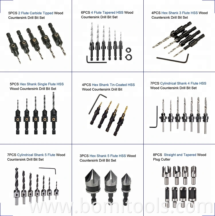 2021 HSS Drill Bits Customized Factory Threaded Shank Ball Counterbores for Aircraft Drill Bit